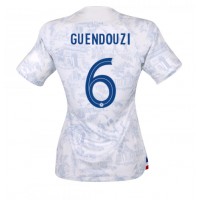 Frankrike Matteo Guendouzi #6 Bortatröja Kvinnor VM 2022 Korta ärmar